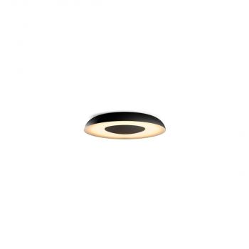 ARDEBO.de Philips Hue White Ambiance Still LED Deckenleuchte, Dimmschalter, 22,5W, 2500lm, 4000K, schwarz (929003055501)