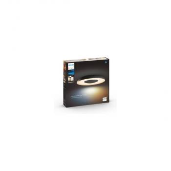 Philips Hue White Ambiance Still LED Deckenleuchte, Dimmschalter, 22,5W, 2500lm, 4000K, schwarz (929003055501)