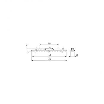 Philips Lichtbandsystem Maxos LED 4MX850 491 LED40S/840 PSD WB WH, 4000lm, 4000K, weiß (66168899)