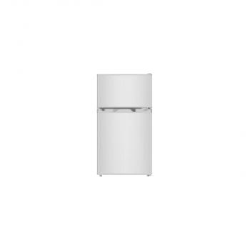 ARDEBO.de PKM GK88EIX Stand Kühl-Gefrierkombination, 45 cm breit, 84 L, regelbares Thermostat, LED Beleuchtung, Edelstahloptik