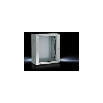 ARDEBO.de Rittal DK 7507030 Netzwerkschrank/Wandverteiler 15HE, 19 Zoll, BxHxT: 60x75,8x40cm, Sichtscheibe, grau