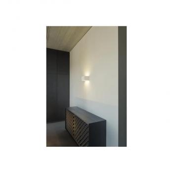 SLV PLASTRA Wandleuchte, QT-DE12, Gips, weiß (1002238)