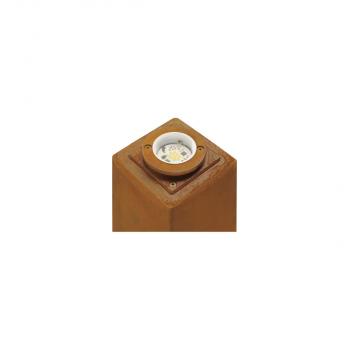 SLV RUSTY SQUARE 40 Outdoor Standleuchte, LED, 3000K, eckig, stahl gerostet (233427)
