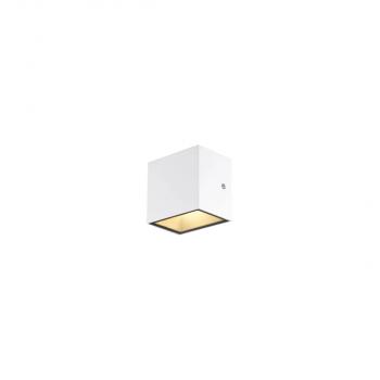 ARDEBO.de SLV SITRA CUBE LED Outdoor Wand- und Deckenaufbauleuchte, weiß, IP44, 3000K, 11W (1002033)