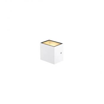 SLV SITRA CUBE LED Outdoor Wand- und Deckenaufbauleuchte, weiß, IP44, 3000K, 11W (1002033)