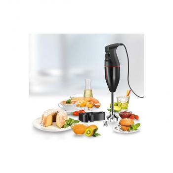 Unold 90129 ESGE-Zauberstab M 100 Design Schwarz Stabmixer, 120W, 2 Leistungsstufen, Aufsteckzentrierung, schwarz