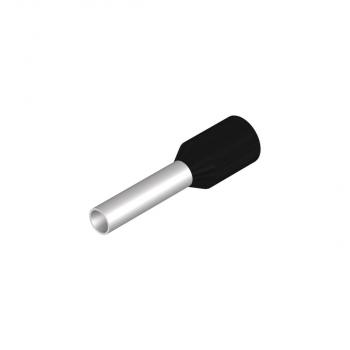 ARDEBO.de Weidmüller H1,5/14D SW BD Aderendhülse, 1,5 mm², 8 mm, schwarz, 500 Stück (9004350000)