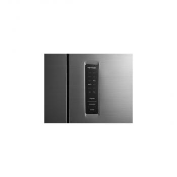 Wolkenstein WCD362NFDEIX Stand Kühl-Gefrierkombination Cross Door, 79 cm breit, 362 L, NoFrost, regelbares Thermostat, Schnellgefrieren, ECO Modus, Edelstahloptik