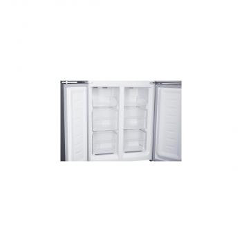 Wolkenstein WCD362NFDEIX Stand Kühl-Gefrierkombination Cross Door, 79 cm breit, 362 L, NoFrost, regelbares Thermostat, Schnellgefrieren, ECO Modus, Edelstahloptik