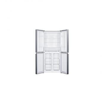 Wolkenstein WCD362NFDEIX Stand Kühl-Gefrierkombination Cross Door, 79 cm breit, 362 L, NoFrost, regelbares Thermostat, Schnellgefrieren, ECO Modus, Edelstahloptik