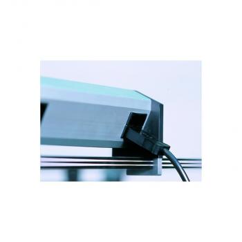 Bachmann DESK 1 Steckdosenleiste, 3xSchutzkontaktsteckdosen, silber/weiß (902.0048)