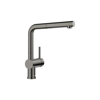 ARDEBO.de Blanco Linus-S Einhebelmischer, Hochdruck, PVD satin dark steel (527733)