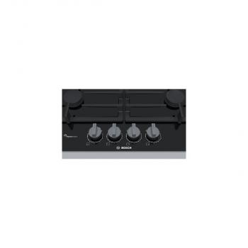 Bosch PRP6A6B70D Serie 8 Autarkes Gaskochfeld, 60 cm breit, Glaskeramik, FlameSelect, schwarz