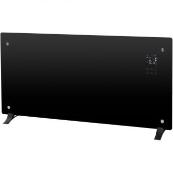 Eurom Alutherm Konvektorheizung Verre 2000, Schwarz (360998)