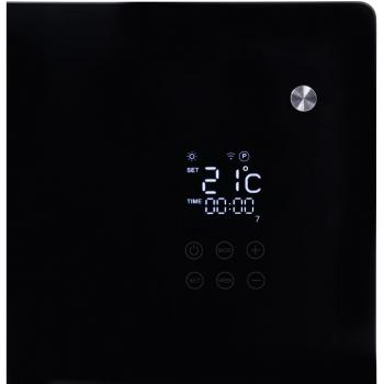 Eurom Alutherm Konvektorheizung Verre 2000, Schwarz (360998)