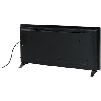 Eurom Alutherm Konvektorheizung Verre 2000, Schwarz (360998)