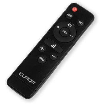 Eurom Alutherm Konvektorheizung Verre 2000, Schwarz (360998)