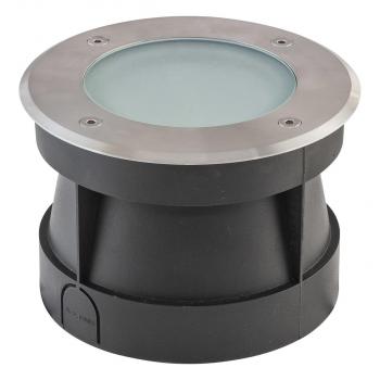 ARDEBO.de EVN LED Bodeneinbau, rund, IP67, 110-240V, 12W, 3000K, 950lm, EDS / Alu (PC67101202)