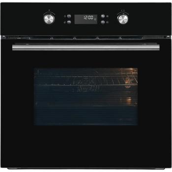 ARDEBO.de Exquisit EBEP697-H-030 Einbaubackofen, 60 cm breit, 70L, Grill, 11 Funktionen, Versenkknebel, Timer, schwarz
