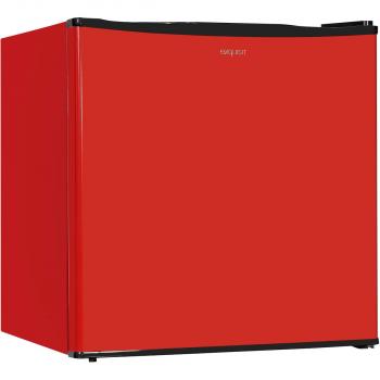 Exquisit GB40-150E Stand Mini Gefrierschrank, 47 cm breit, 31L, Temperatureinstellung, rot