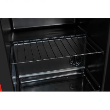 Exquisit GB40-150E Stand Mini Gefrierschrank, 47 cm breit, 31L, Temperatureinstellung, rot