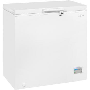 ARDEBO.de Exquisit GT200-HE-040C Stand Gefriertruhe, 103 cm breit, 198 L, LED Beleuchtung, 2 Körbe, Schnellgefrierfunktion, weiß