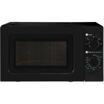 Exquisit WP 700 J17-3 Stand-Mikrowelle, 700 Watt, 20 Liter, 5 Leistungsstufen, schwarz