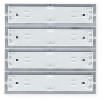 Gira 5024903 Wippenset 4fach für Tastsensor 4, KNX, reinweiß glänzend (lackiert)