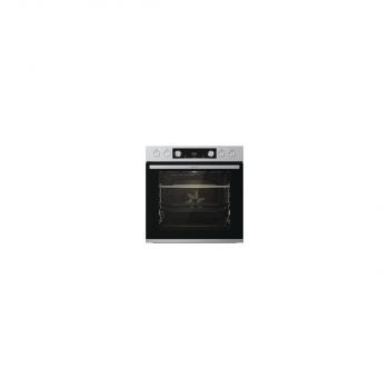 Gorenje BCS6737E06X+ECD643BX Einbau-Herset mit Glaskeramikkochfeld (BCS6737E06X+ECD643BX), 60cm breit, Heißluft mit Dampf, Pizza Funktion, Edelstahl/Schwarz