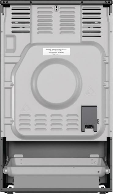 Gorenje GEIT5C60BPG Stand Elektroherd mit Induktionskochfeld, 50 cm breit, 70 L, Pizza-Funktion, FrozenBake, AirFry, Kindersicherung, TouchControl, schwarz