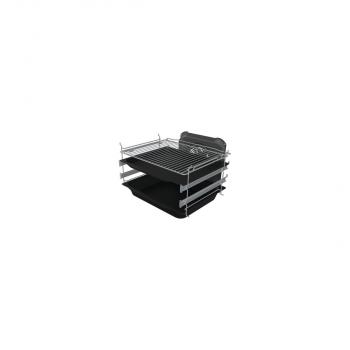 Gorenje GEIT5C60BPG Stand Elektroherd mit Induktionskochfeld, 50 cm breit, 70 L, Pizza-Funktion, FrozenBake, AirFry, Kindersicherung, TouchControl, schwarz