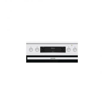 Gorenje GECS6C70WPA Elektro-Standherd mit Glaskeramikkochfeld, 60cm breit, 71L, Grill, Pizzafunktion, FrozenBake, MultiAir, weiß