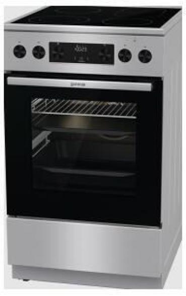 Gorenje GECS5C70XPA EEK: A Standherd, 50cm breit, 70L, Versenkknebel, Schnellaufheizung, AquaClean, Heißluft, Edelstahl