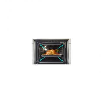 Gorenje GECS5C70WA Elektro-Standherd, 50cm breit, 70L, Glaskeramik, Pizza-Funktion, ExtraSteam, weiß