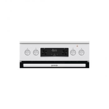 Gorenje GECS5C60WPA Stand-Elektroherd, 50cm breit, 70L, AquaClean, AirFry, ExtraSteam, weiß