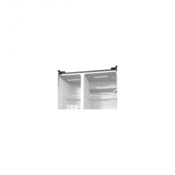 Gorenje NRR9185DAXLWD Stand Side-by-Side Kombination, 91,5 cm breit, 547 L, NoFrost Plus, FastFreeze, TwistIce, grau metallic strukturiert