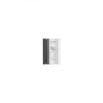 Gorenje NRR9185DAXLWD Stand Side-by-Side Kombination, 91,5 cm breit, 547 L, NoFrost Plus, FastFreeze, TwistIce, grau metallic strukturiert