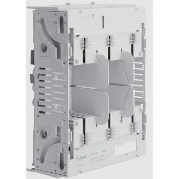 ARDEBO.de Hager LT252U Sicherungsunterteil NH2 3x400A Sammelschiene 40mm Universalanschluss M10