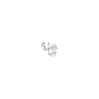 Kathrein UAS 684 LNB Universal-Quattro-Speisesystem, grau