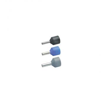 Klauke 43712 Isolierte Aderendhülsen für kurzschlusssichere Leitungen, 16mm², 12mm, blau, 100 Stück