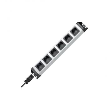 ARDEBO.de Kopp 229420012 POWERversal 6-fach, kaskadierbar mit GST18-System, erhöhter Berührungsschutz, 90° gedrehte Töpfe, anschraubbar