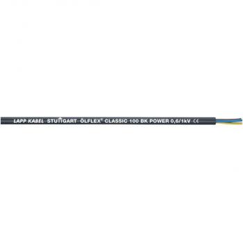 ARDEBO.de Lapp ÖLFLEX CLASSIC 100 BK 0,6/1 KV 3G2,5 Anschluss- und Steuerleitung, 2,5 mm², schwarz, 100m (1120469/100)