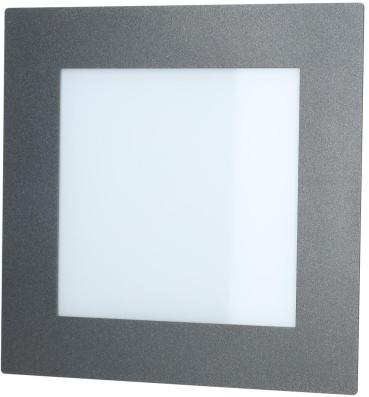 LCD Wandleuchte Typ 3007LED, 12W, 1000lm, 3000K, graphit