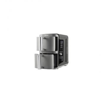 Ninja SL400 Heißluftfriteuse Douvle Stack XL, 2470 W, 2 Ebenen, 6 Garfunktionen, 9,5 L (2 x 4,75 pro Fach)