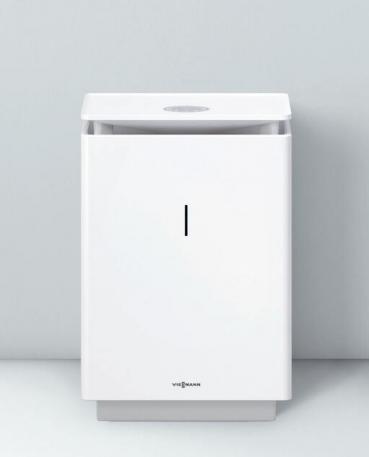 Viessmann Vitopure 250 Mobiler Luftreiniger für 35 m² Wohnräume, Leinen-weiß (ZK08007)