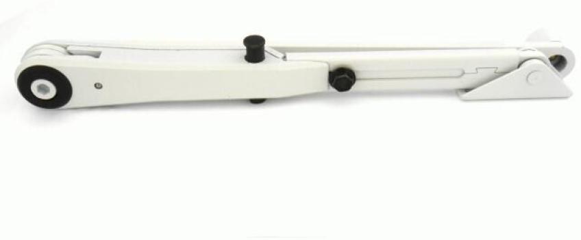 ARDEBO.de Burg Wächter TZB 2060 W Türschließer-Zubehör, Feststellarm für TS 2000 und TS 4000 V, Stahl, weiß (18490)