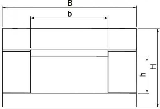 OBO Bettermann BSKD09-K0511 Brandschutzkanal PYROLINE® Con D BSK I90/E30, 50 x 110 mm, 1 m (7215139)