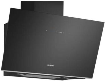ARDEBO.de Siemens LC91KLT60 A+ Kopffreihaube, 90 cm breit, 1.007 m³/h, cookConnect System, iQdrive-Motor, Leistung 3-stufig + 2 Intensiv, Klarglas schwarz bedruckt