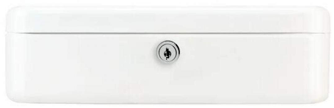 ARDEBO.de Burg Wächter ZK 2257 EURO Geldzählkassette, herausnehmbarer Einsatz, flache Bauweise, Breite 255mm, weiß (28730)