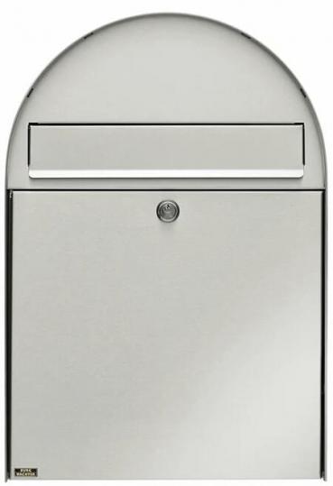 ARDEBO.de Burg Wächter Nordic 3780 Ni Edelstahl-Briefkasten, Öffnungsstopp, Hochformat (36780)